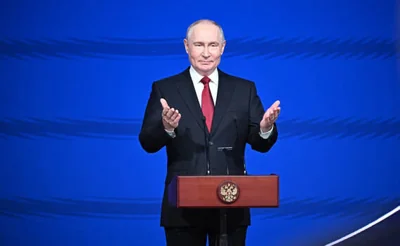 Путин поздравил москвичей с Днем города