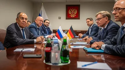 Главы МИД РФ и ФРГ проводят встречу в Нью-Йорке "на полях" ГА ООН