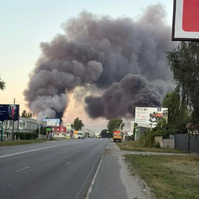Российские войска атаковали склады "Новой почты" в Киевской области