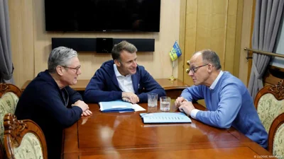 Мерц, Макрон, Стармер и Туск направляются в Киев