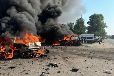 В Харьковской области в результате ракетного удара погибли 10 человек. Ещё пять человек погибли и 14 пострадали в Сумской, Херсонской и Черниговской областях