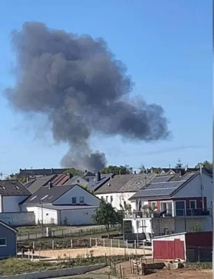 Военный самолёт разбился на американской базе в Германии