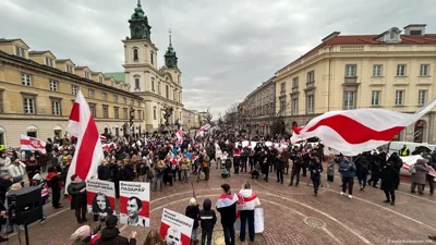 В Варшаве прошел марш белорусов "Не мой выбор"