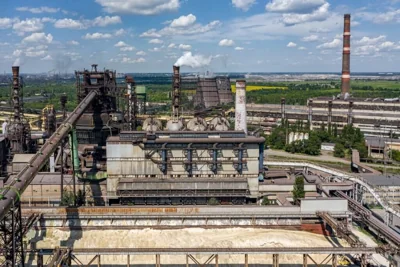 После российского удара частично остановился металлургический комбинат в Кривом Роге. Погибли два сотрудника